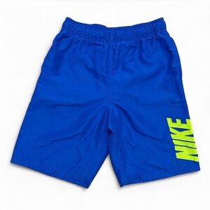 Nike Boys Large Royal Blue Swim Trunks Board Shorts